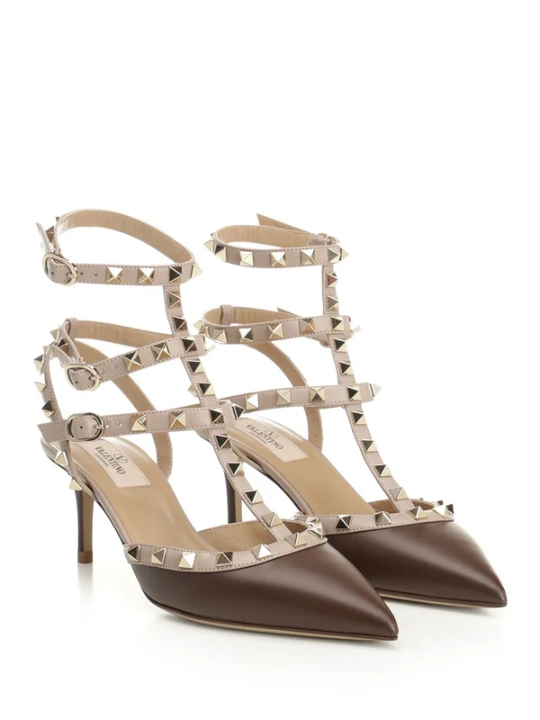 Valentino Brown Sandal Heels - Image 2