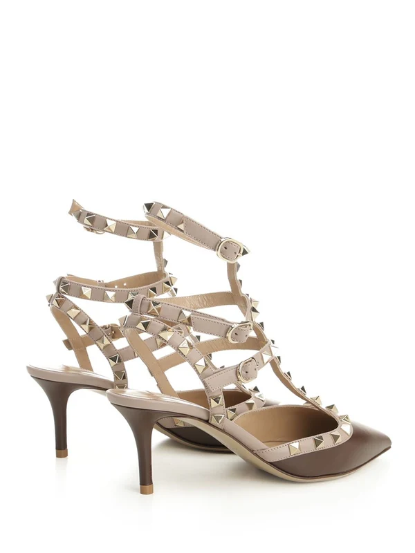 Valentino Brown Sandal Heels - Image 3