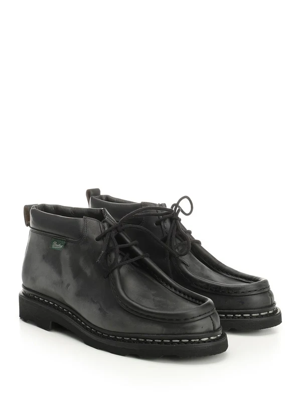 Paraboot Black Lace-Up Boots - Image 2