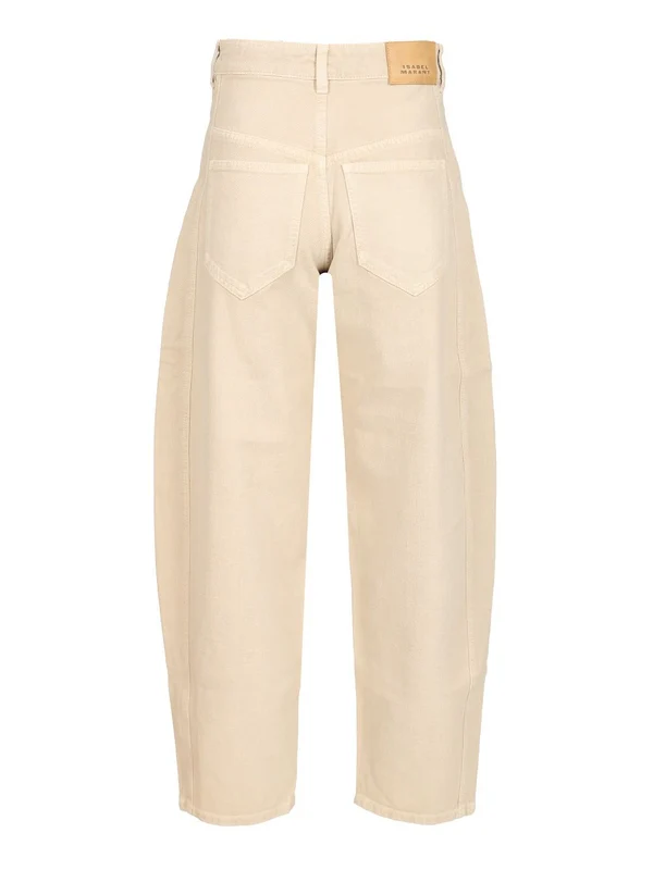 Isabel Marant Beige Denim Pants - Image 2