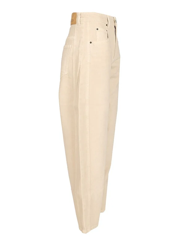 Isabel Marant Beige Denim Pants - Image 3