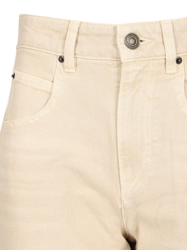 Isabel Marant Beige Denim Pants - Image 4