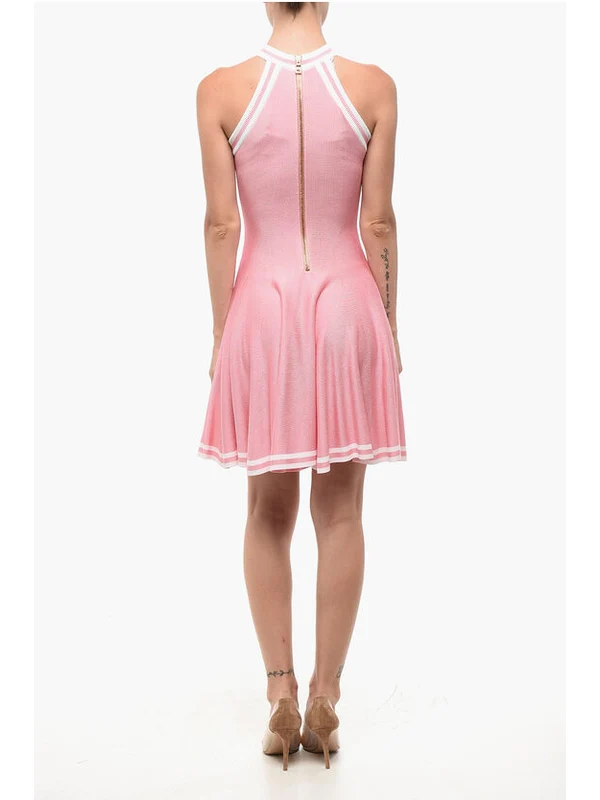 Balmain Pink Mini Dress - Image 2