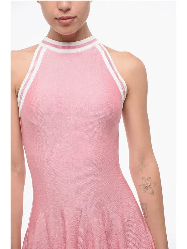 Balmain Pink Mini Dress - Image 3