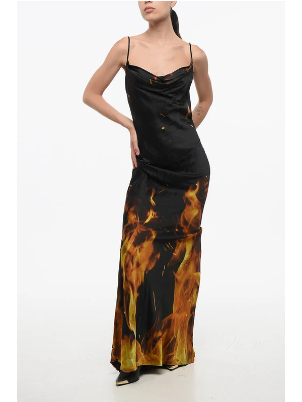 Balmain Black Long Dress - Image 4