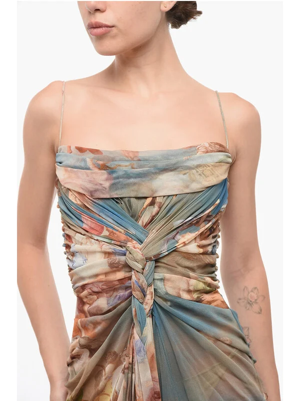 Balmain Multicolor Long Dress - Image 3