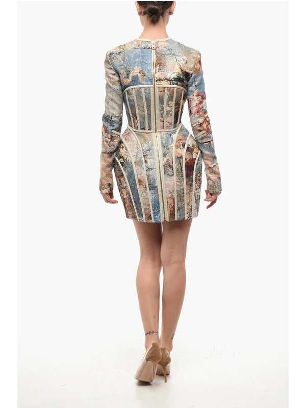 Balmain Multicolor Mini Dress - Image 2
