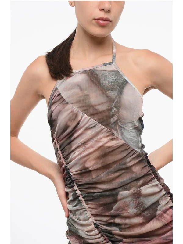 Balmain Multicolor Mini Dress - Image 3