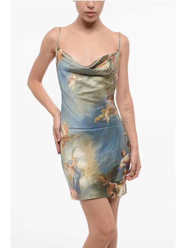 Balmain Multicolor Mini Dress - Image 4