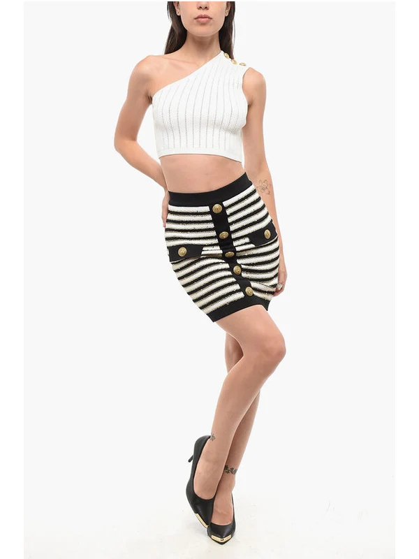 Balmain Black White Skirts - Image 4