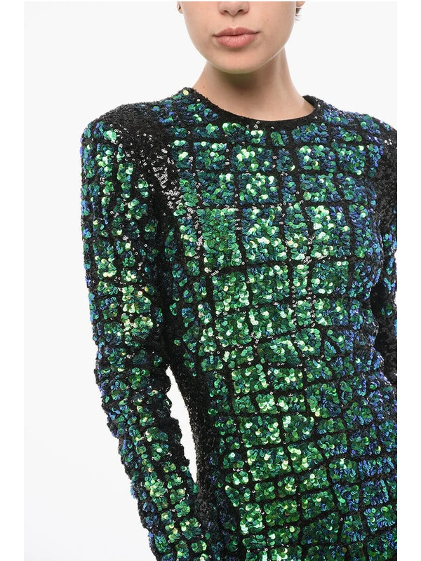 Balmain Multicolor Mini Dress - Image 3