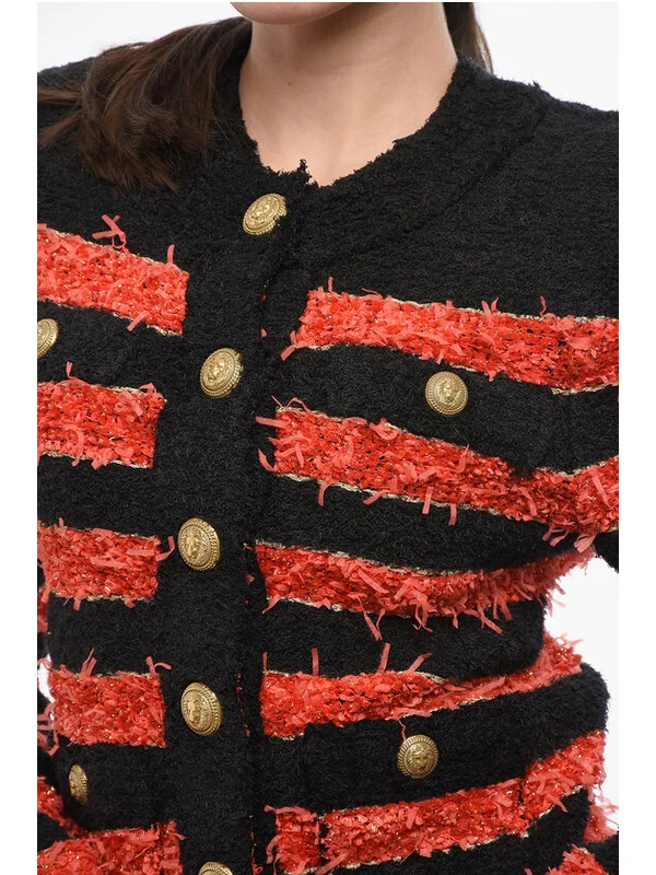Balmain White Red Cardigans - Image 3