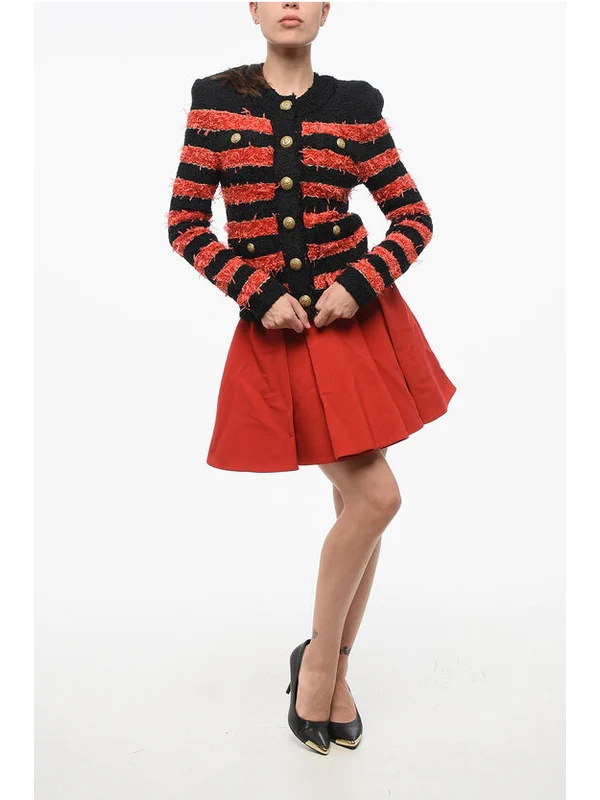 Balmain White Red Cardigans - Image 4
