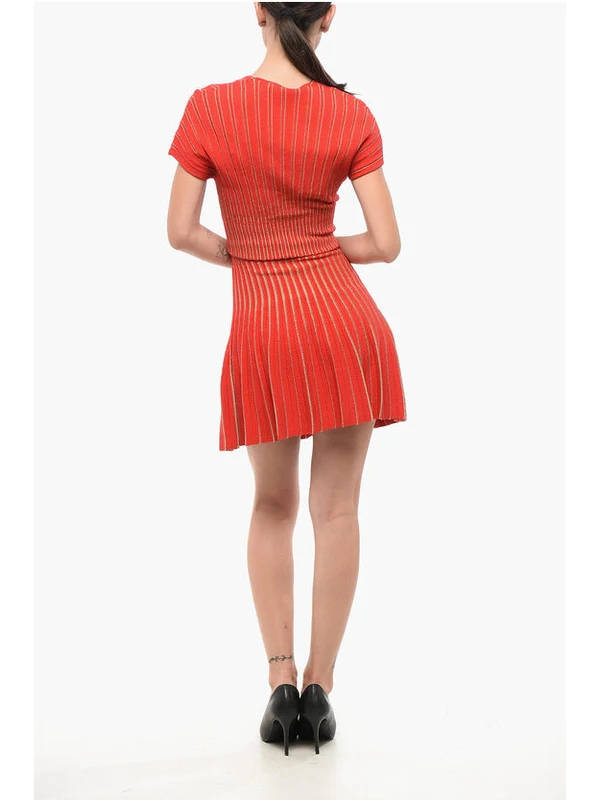 Balmain Red Mini Dress - Image 2