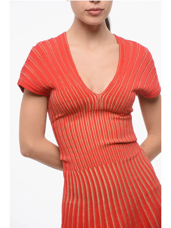 Balmain Red Mini Dress - Image 3