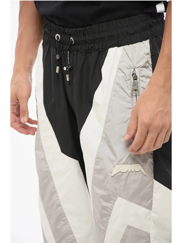 Balmain Black Grey Casual Pants - Image 3