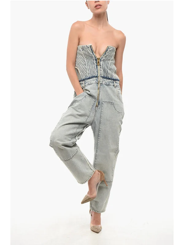 Balmain Blue Jump Suits - Image 4