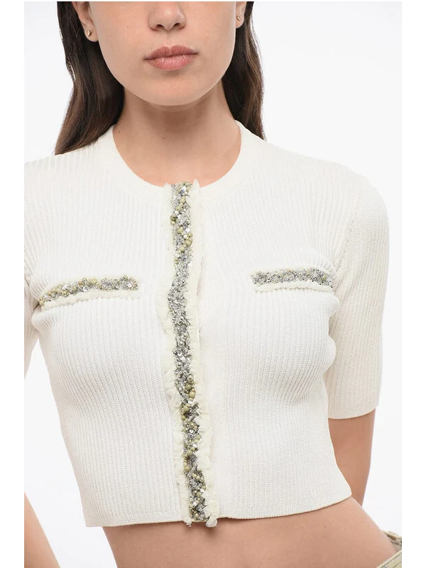 Balmain White Cardigans - Image 3