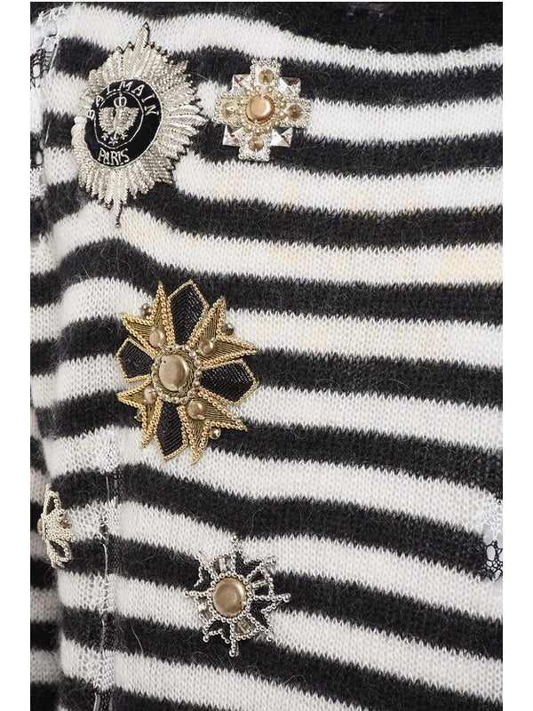 Balmain Black White Knitted - Image 3