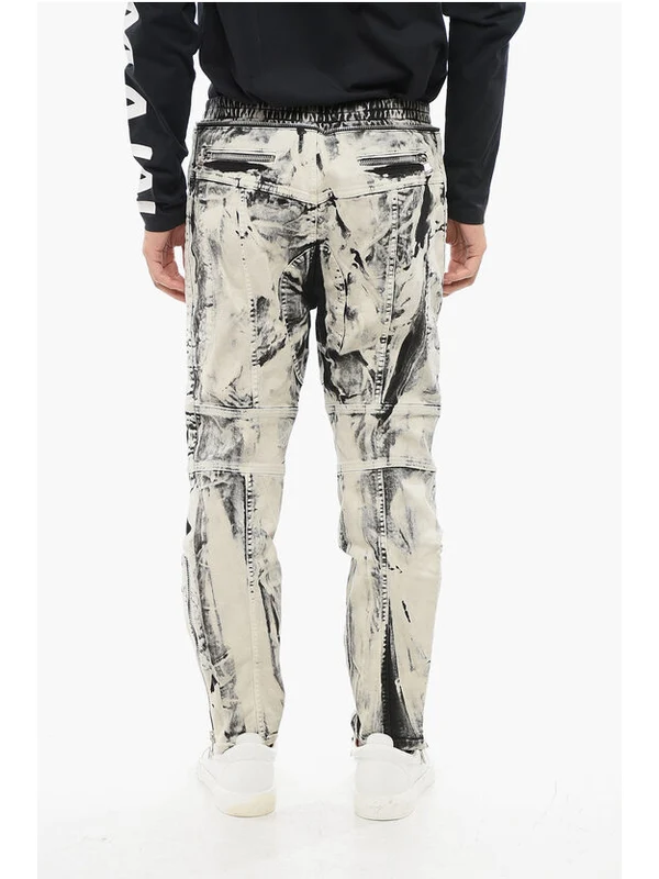 Balmain Black White Denim Pants - Image 2