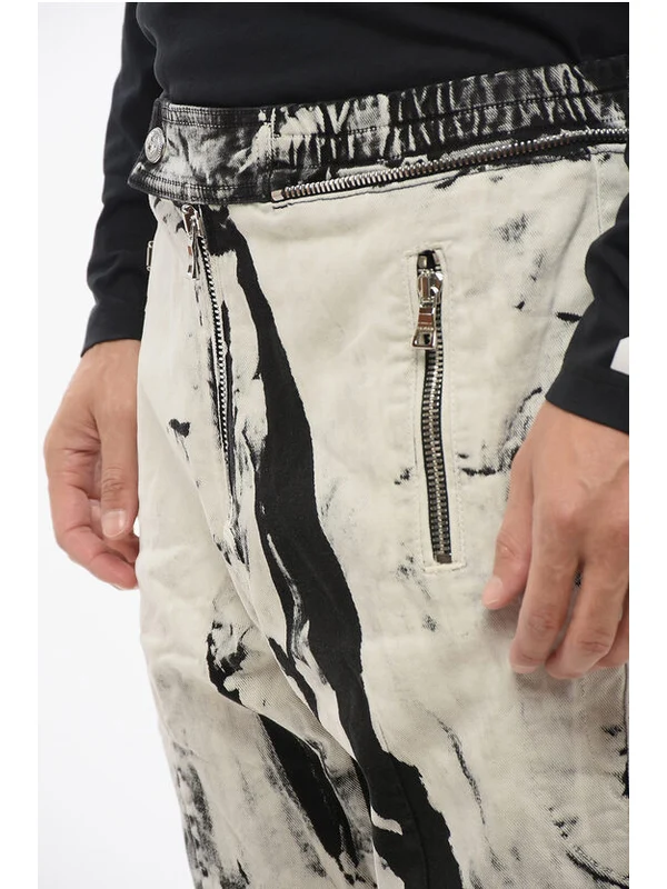 Balmain Black White Denim Pants - Image 3