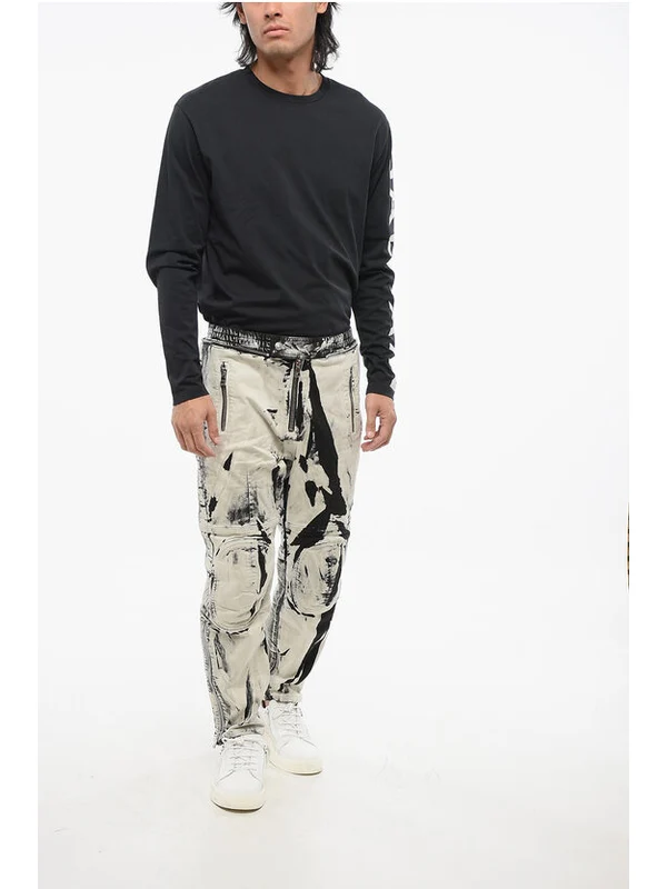 Balmain Black White Denim Pants - Image 4