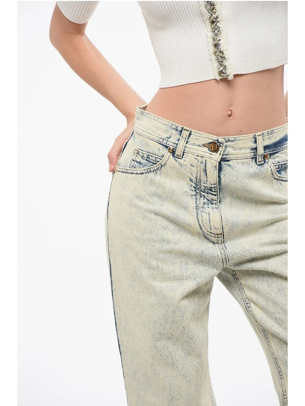 Balmain Blue Denim Pants - Image 3