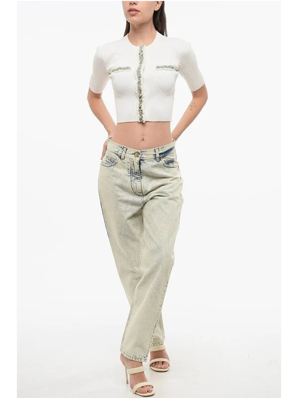 Balmain Blue Denim Pants - Image 4