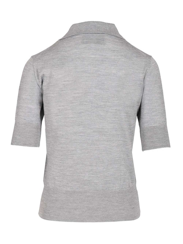 Ami Grey Polo Shirts - Image 2
