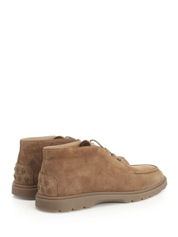 Tod'S Brown Lace-Up Boots - Image 3