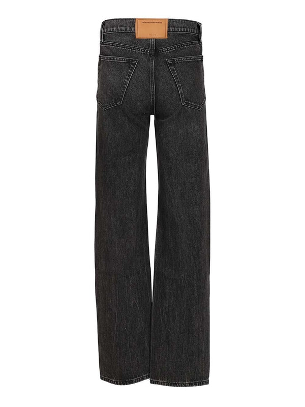 Alexanderwang Grey Denim Pants - Image 2