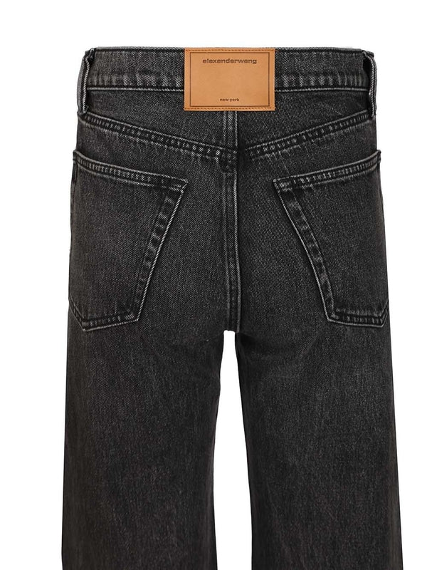Alexanderwang Grey Denim Pants - Image 5