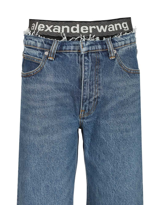 Alexanderwang Blue Denim Pants - Image 4