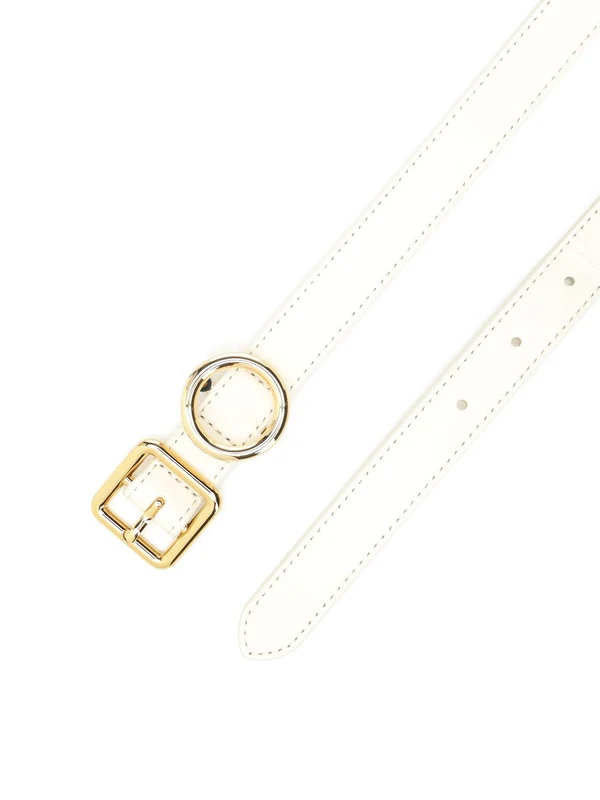 Jacquemus Ivory Leather Belts - Image 2