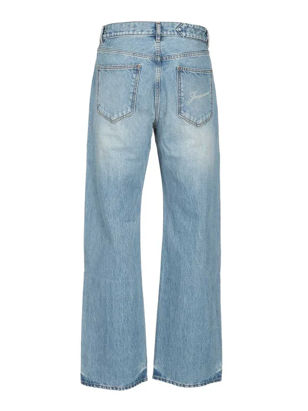 Jacquemus Blue Denim Pants - Image 2