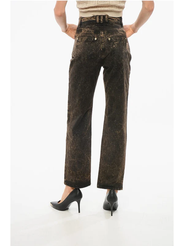 Balmain Brown Denim Pants - Image 2