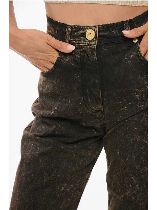 Balmain Brown Denim Pants - Image 3