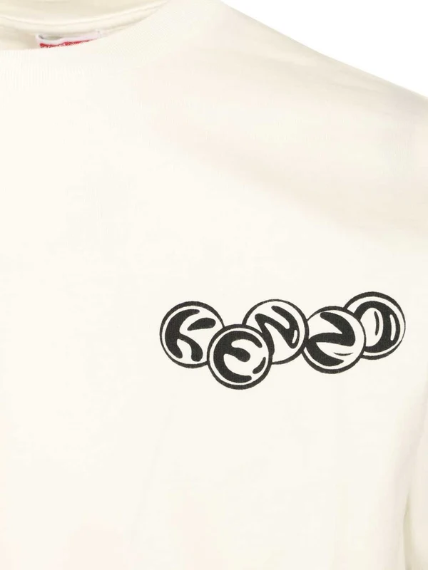 Kenzo White Half Sleeve - Image 3