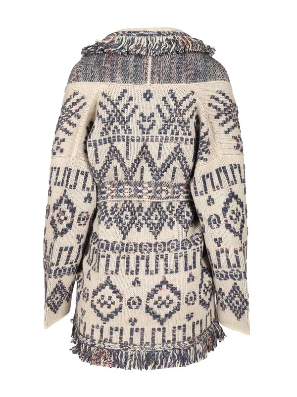 Alanui Beige Blue Cardigans - Image 2