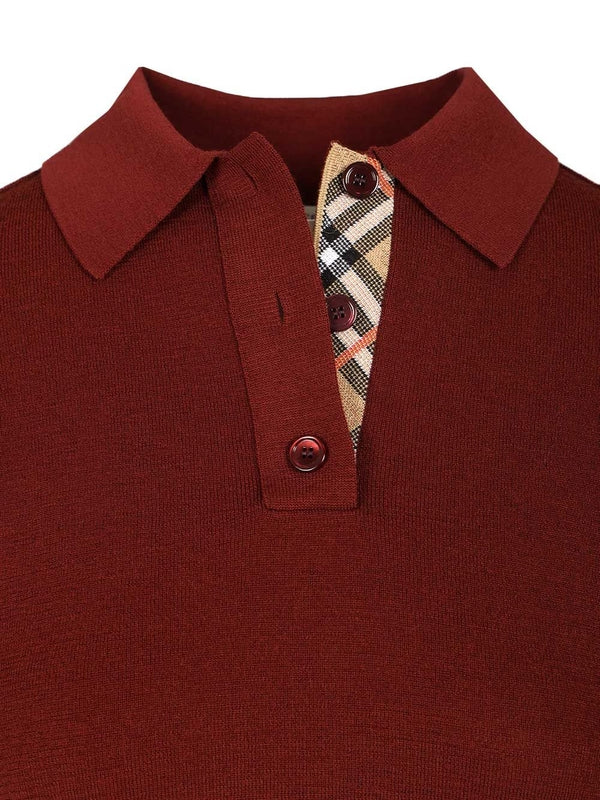 Burberry Burgundy Knitted - Image 4
