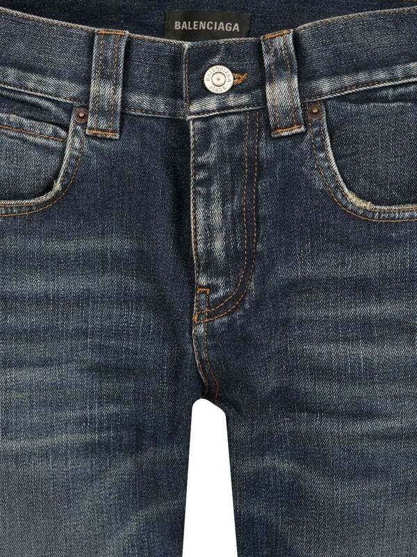 Balenciaga Blue Denim Pants - Image 3