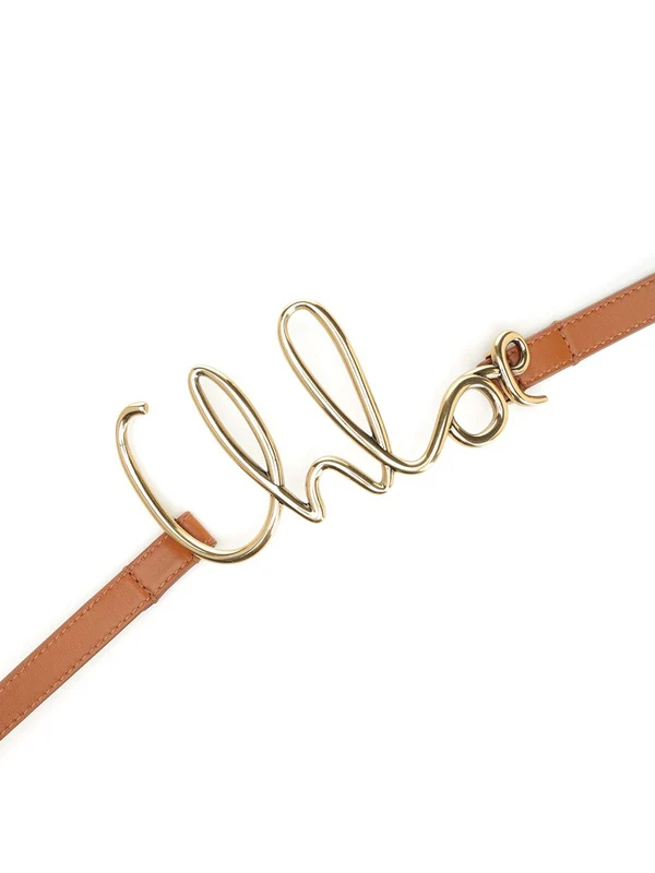 Chloe Brown Leather Belts - Image 2
