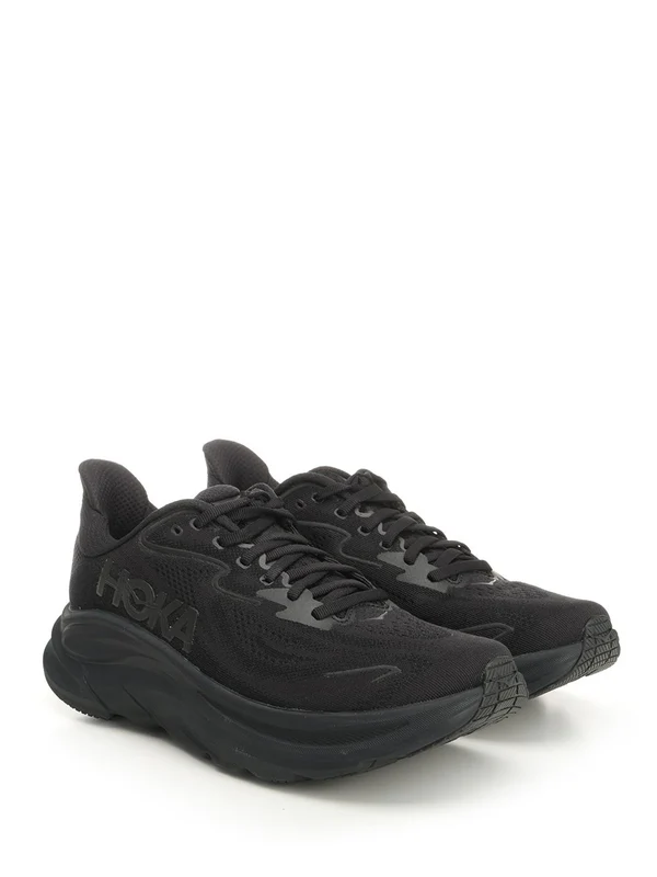Hoka One One Black Low Top Sneakers - Image 2