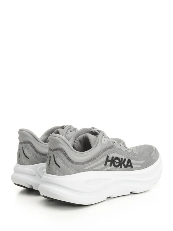 Hoka One One Grey Low Top Sneakers - Image 3