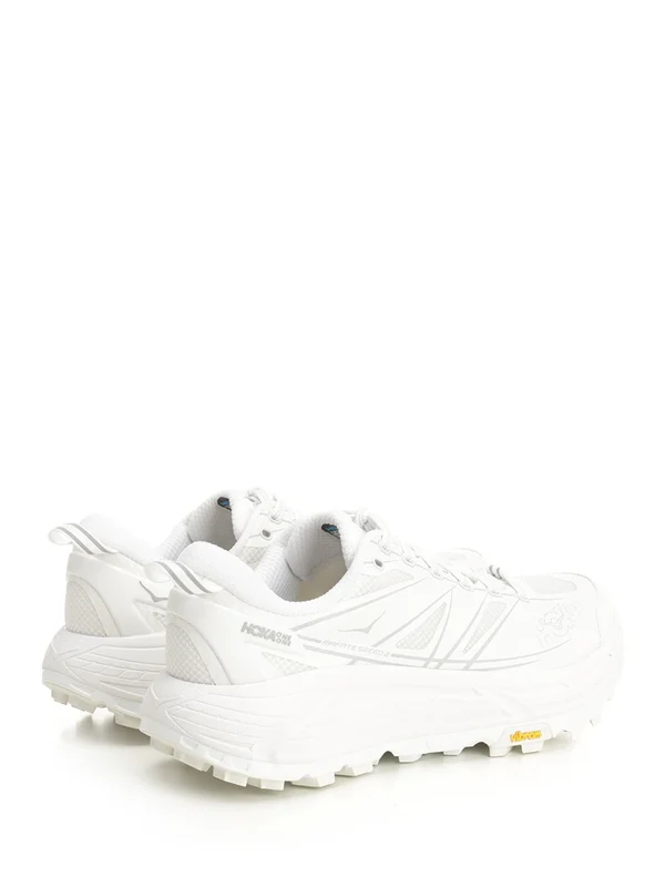 Hoka One One White Low Top Sneakers - Image 3