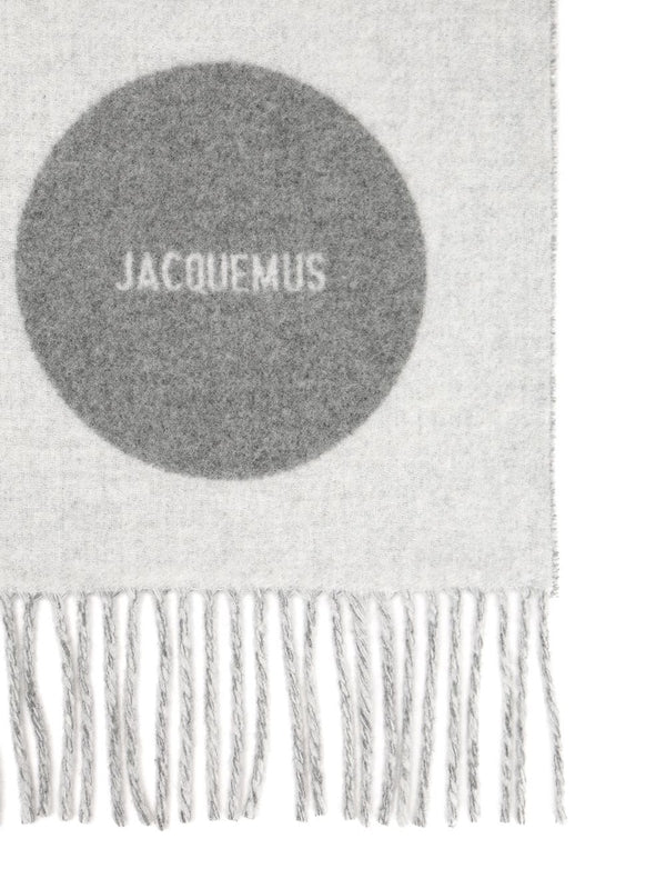 Jacquemus Grey Wool Mufflers - Image 3