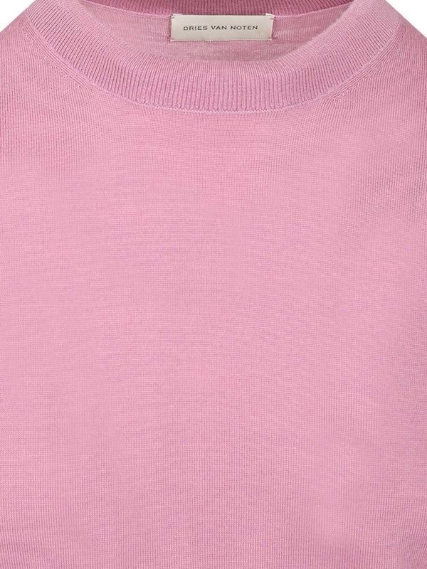 Dries Van Noten Pink Knitted - Image 3