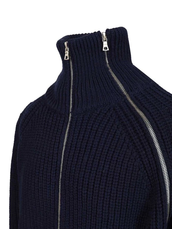 Dries Van Noten Blue Cardigans - Image 3