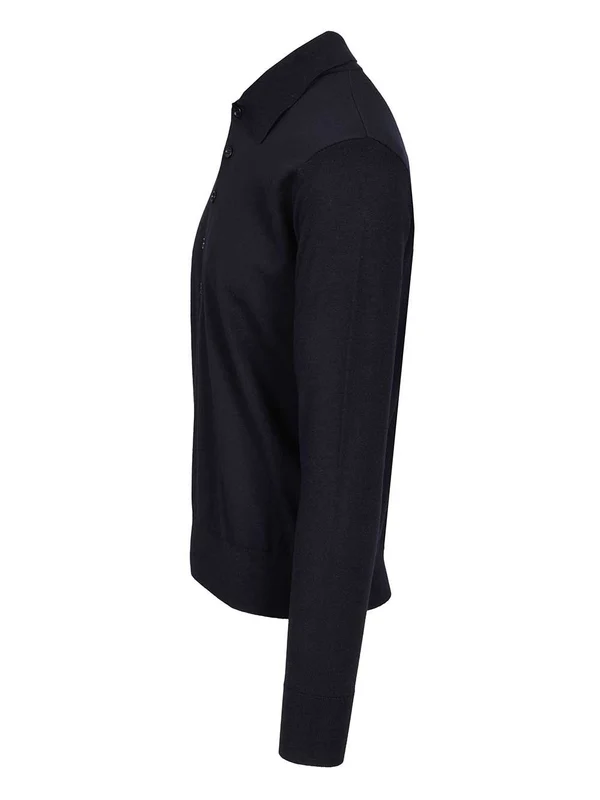 Dries Van Noten Blue Knitted - Image 3