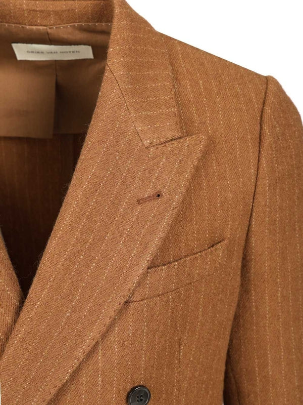 Dries Van Noten Brown Tailored Jackets - Image 4
